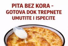 PITA BEZ KORA za 5 minuta. Umuti i ispeci…
