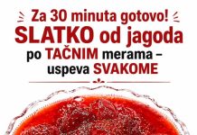 SLATKO OD JAGODA po TAČNIM merama – uspeva SVAKOME