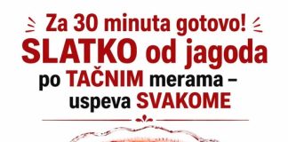 SLATKO OD JAGODA po TAČNIM merama – uspeva SVAKOME