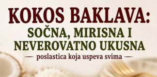 Kokos baklava: Sočna, mirisna i neverovatno ukusna poslastica koja uspeva svima