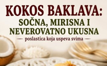 Kokos baklava: Sočna, mirisna i neverovatno ukusna poslastica koja uspeva svima