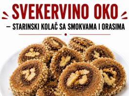 SVEKRVINO OKO – Starinski kolač sa SMOKVAMA I ORASIMA