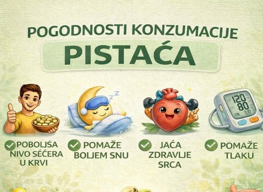 10 POGODNOSTI KONZUMACIJE PISTAĆA