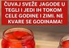 Čuvaj sveže jagode u tegli i jedi ih tokom cele godine i zimi. Ne kvare se godinama!