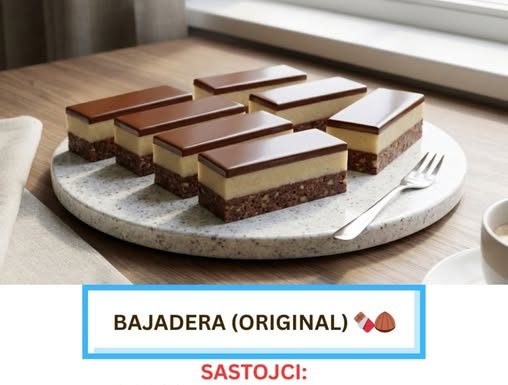 DOMAĆA BAJADERA BOLJA OD KUPOVNE.. ORIGINAL RECEPT