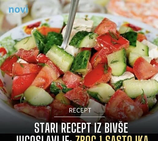 Stari recept iz bivše Jugoslavije: Zbog 1 sastojka salata od paradajza i krastavica puno ukusnija