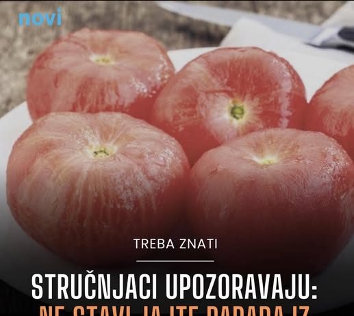 Stručnjaci upozoravaju: Ne stavljajte paradajz u frižider