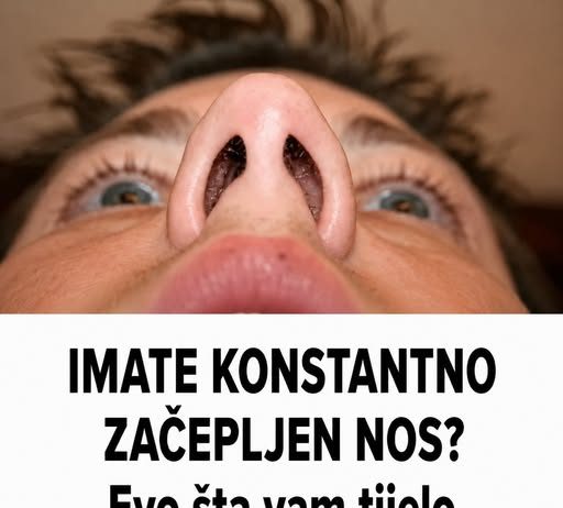 IMATE KONSTANTNO ZAČEPLJEN NOS? Evo šta vam tijelo pokušava reći, DOKTORI UPOZORAVAJU!