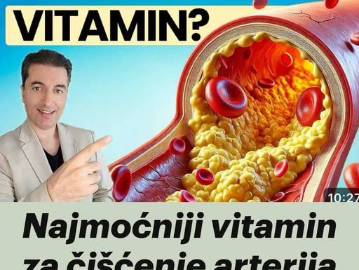 Najmoćniji vitamin za čišćenje arterija nakon 50. godine!