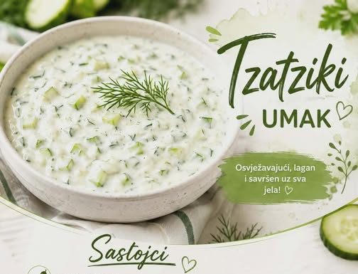 Tzatziki – fantastičan grčki umak od krastavaca