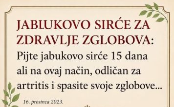Jabukovo Sirće za Zdravlje Zglobova – Prirodni Lek za Artritis