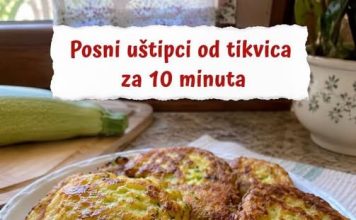 Posni uštipci od tikvica za 10 minuta…