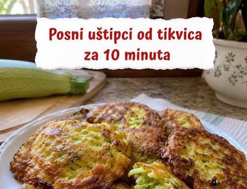 Posni uštipci od tikvica za 10 minuta…
