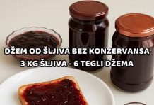 DŽEM OD ŠLJIVA BEZ KONZERVANSA