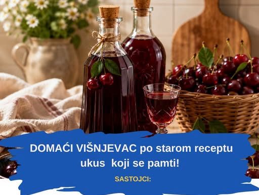 DOMAĆI VIŠNJEVAC PO STAROM RECEPTU