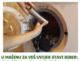 U MAŠINU ZA VEŠ UVIJEK STAVI BIBER: Kad vidite rezultat oduševit ćete se!