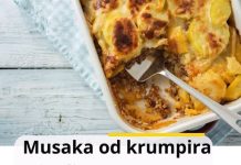 MUSAKA OD KROMPIRA I MLJEVENOG MESA KOJA SVIMA USPIJEVA
