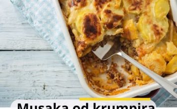 MUSAKA OD KROMPIRA I MLJEVENOG MESA KOJA SVIMA USPIJEVA