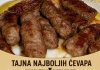 NAPOKON OTKRIVENA TAJNA NAJBOLJIH ĆEVAPA: Sami napravite smjesu kao pravi ćevabdžija