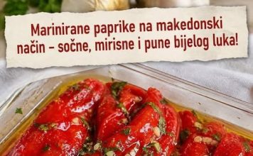 Marinirane paprike na makedonski način – sočne, mirisne i pune bijelog luka!