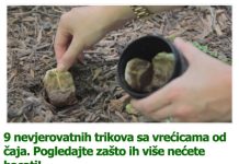 9 nevjerovatnih trikova sa vrećicama od čaja. Pogledajte zašto ih više nećete bacati!