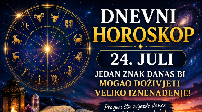 Dnevni horoskop za 24. juli: Jedan znak danas bi mogao doživjeti veliko iznenađenje