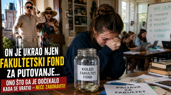 Moj muž je ispraznio fakultetski fond naše kćerke kako bi otišao na luksuzno putovanje sa svojom majkom – a kada se vratio kući, ostao je bez riječi