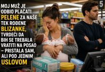 Moj muž je odbio plaćati pelene za naše tek rođene blizance, tvrdeći da bih se trebala vratiti na posao – pristala sam, ali pod jednim uslovom.