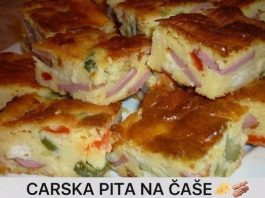CARSKA PITA NA ČAŠE…Recept koji uspijeva i početnicima….