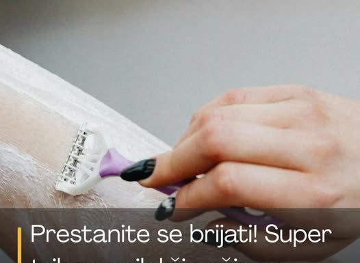 Prestanite se brijati! Super trik za najlakši način za uklanjanje dlačica s lica i tijela bez boli!