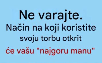 Nemojte varati: način na koji nosite torbu može otkriti vašu „najveću manu“