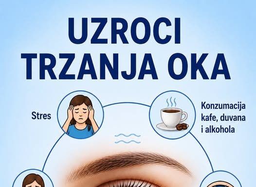 Zašto vam se oko trza? 6 uobičajenih uzroka koje biste trebali znati…!