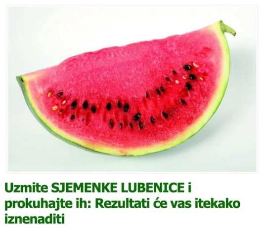 Uzmite SJEMENKE LUBENICE i prokuhajte ih: Rezultati će vas itekako iznenaditi