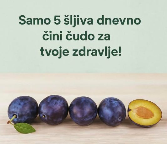 Da li ste znali koliko je zdravo pojesti samo 5 šljiva dnevno?
