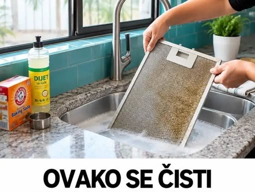 OVAKO SE ČISTI KUHINJSKA NAPA: Skinite rešetku s filterom i potopite je u ovu smjesu, MASNOĆA NESTAJE U SEKUNDI