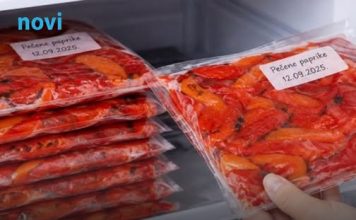 Ovako se zamrzavaju pečene paprike: Ostaju ukusne mjesecima