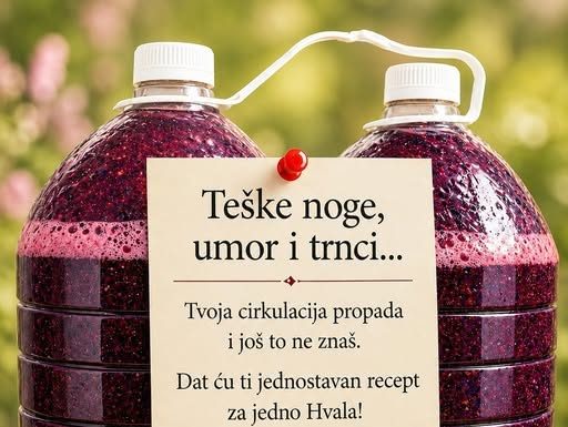 Teške Noge, Umor i Trnci: Savjeti za Svakodnevni Život i Jednostavan Recept za Sok koji Poboljšava Cirkulaciju