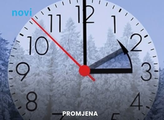 Zimsko računanje vremena 2026. godine: Evo kada pomjeramo sat