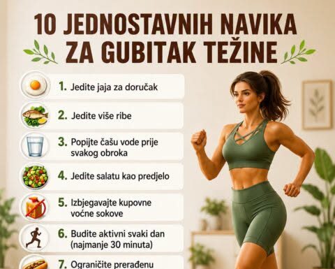 10 JEDNOSTAVNIH navika za mršavljenje i POBOLJŠANJE ZDRAVLJA