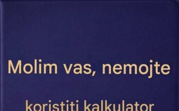 Nema kalkulatora! Možete li riješiti ovu tešku matematičku zagonetku koristeći samo svoj mozak?