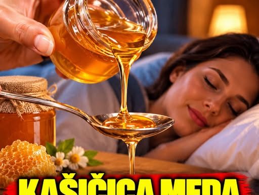 KAŠIČICA MEDA PRED SPAVANJE – MALA NAVIKA KOJA MOŽE IZNENADITI ORGANIZAM! Evo ŠTA SE MOŽE DOGODITI VAŠEM TIJELU TOKOM NOĆI i zašto mnogi med uzimaju baš pred odlazak u krevet!