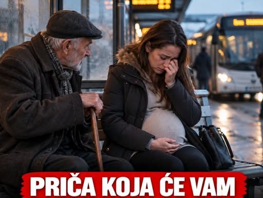 PRIČA KOJA ĆE VAM STEGNUTI SRCE: Starac je na autobuskoj stanici primijetio TUŽNU TRUDNICU – nije ni slutio da će jedan razgovor PROMIJENITI SVE!