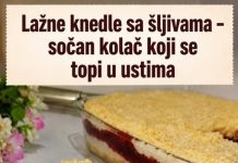 Lažne knedle sa šljivama – sočan kolač koji se topi u ustima