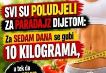 SVI SU POLUDJELI ZA PARADAJZ DIJETOM: Za SEDAM DANA se gubi 10 KILOGRAMA, a tek da čujete KOLIKO MRŠAVITE ZA TRI DANA
