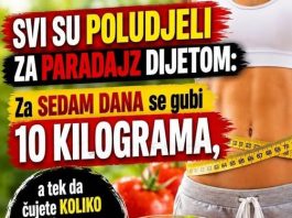 SVI SU POLUDJELI ZA PARADAJZ DIJETOM: Za SEDAM DANA se gubi 10 KILOGRAMA, a tek da čujete KOLIKO MRŠAVITE ZA TRI DANA