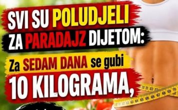 SVI SU POLUDJELI ZA PARADAJZ DIJETOM: Za SEDAM DANA se gubi 10 KILOGRAMA, a tek da čujete KOLIKO MRŠAVITE ZA TRI DANA