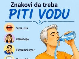 Znakovi da biste možda trebali piti više vode…!