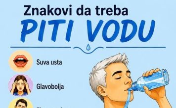 Znakovi da biste možda trebali piti više vode…!