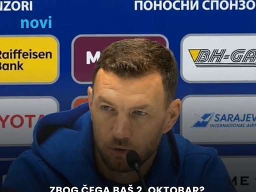 Emotivni Džeko upitan da li je kasno da promijeni odluku: Otkrio zašto baš protiv Švedske