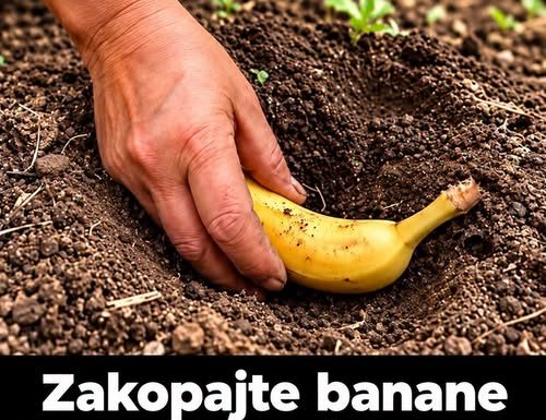Zakopajte banane u vrtu na jesen. Evo šta da posadite na tom mjestu u proljeće!
